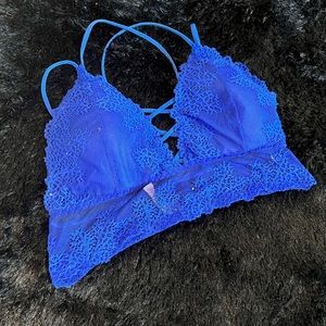 Bralette bra size s/m blue